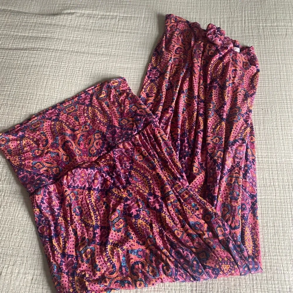 CYNTHIA ROWLEY Small Patterned Maxi Skirt - Picture 1 of 2